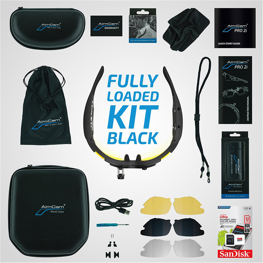 AimCam Pro 2i Fully Loaded Kit - Black 2